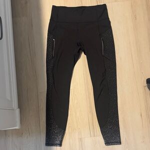 Rainier High Rise Legging - Orion black reflective